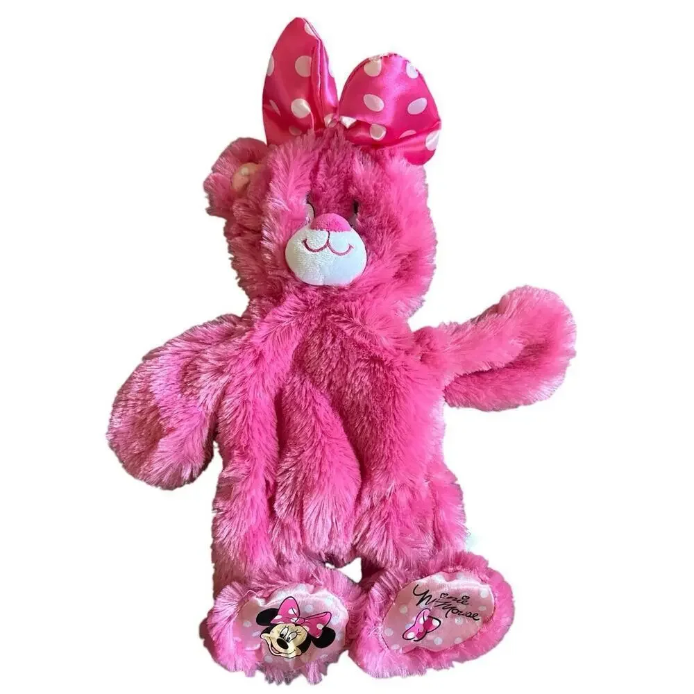New unstuffed Build a Bear Full Size Disney Pink Minnie Mouse Bear II Plush Toy